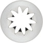 Ateco # 849 - Closed Star Pastry Tip .69'' Opening Diameter- Stainless Steel by Ateco G