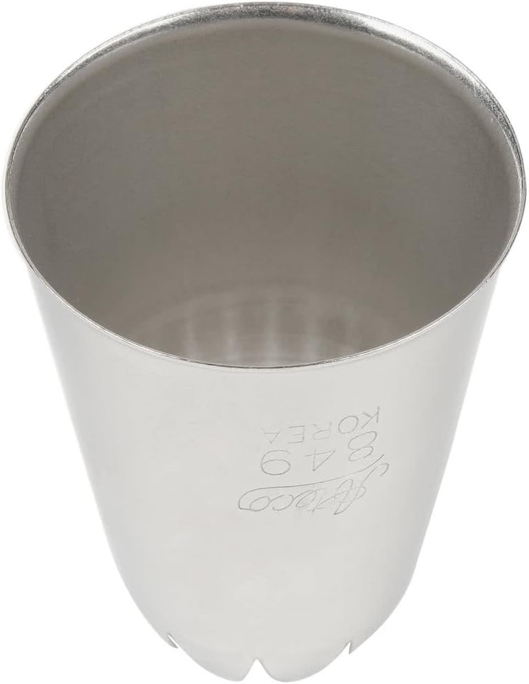 Ateco # 849 - Closed Star Pastry Tip .69'' Opening Diameter- Stainless Steel by Ateco G