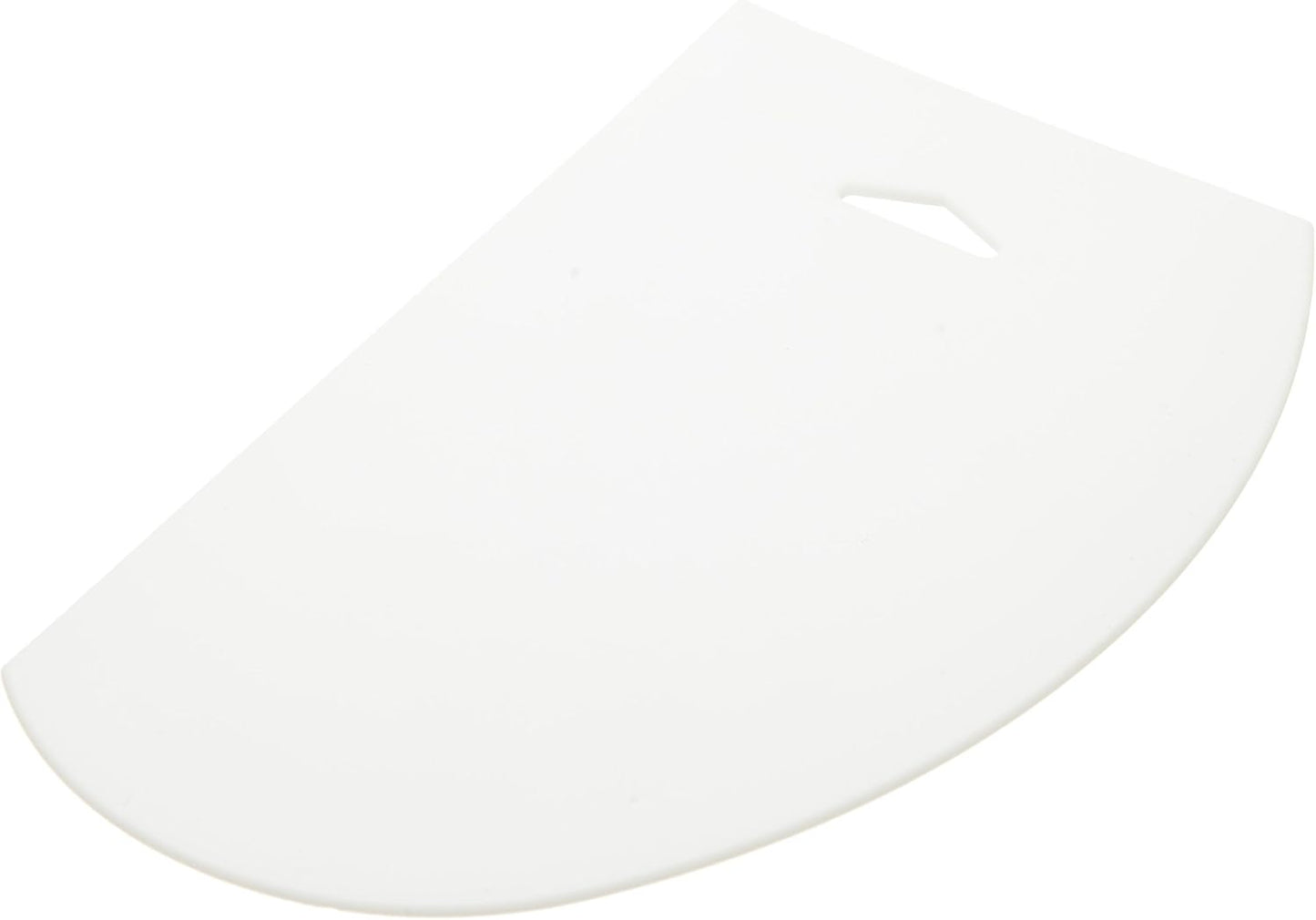 Ateco Large Plastic Bowl Scraper & Icing Smoother, White