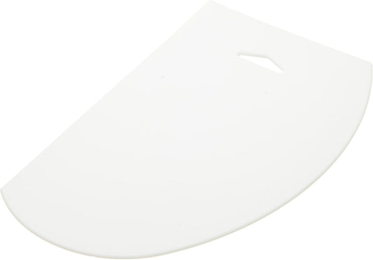 Ateco Large Plastic Bowl Scraper & Icing Smoother, White
