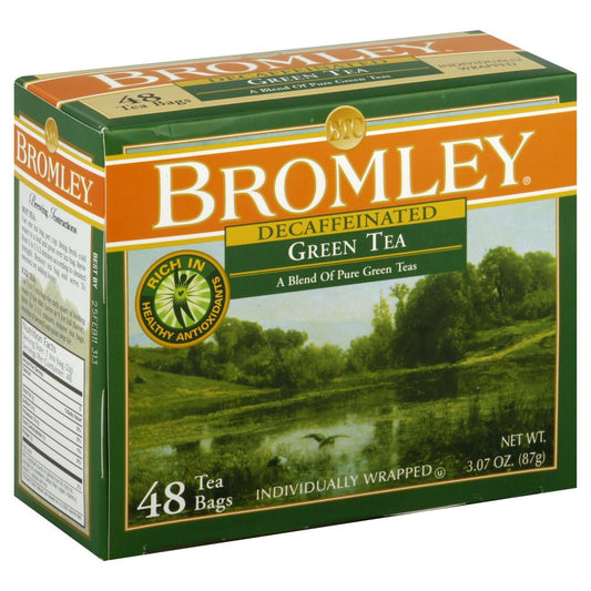 Bromley Naturally Decaffeinated Green Tea 48 ct