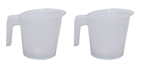 Bunn 04238.0000-2PK Water Pitcher for Pourover Coffee Brewer, 64 oz., 13" Height, 11" Width, 6" Length (Pack of 2)