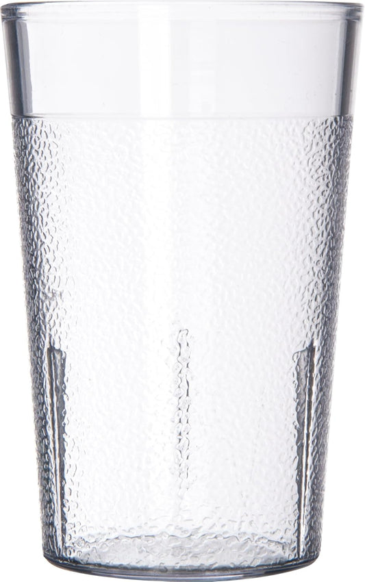 CFS 55018107 Stackable ShatterResistant Plastic Tumbler, 5 oz., Clear (Pack of 6)