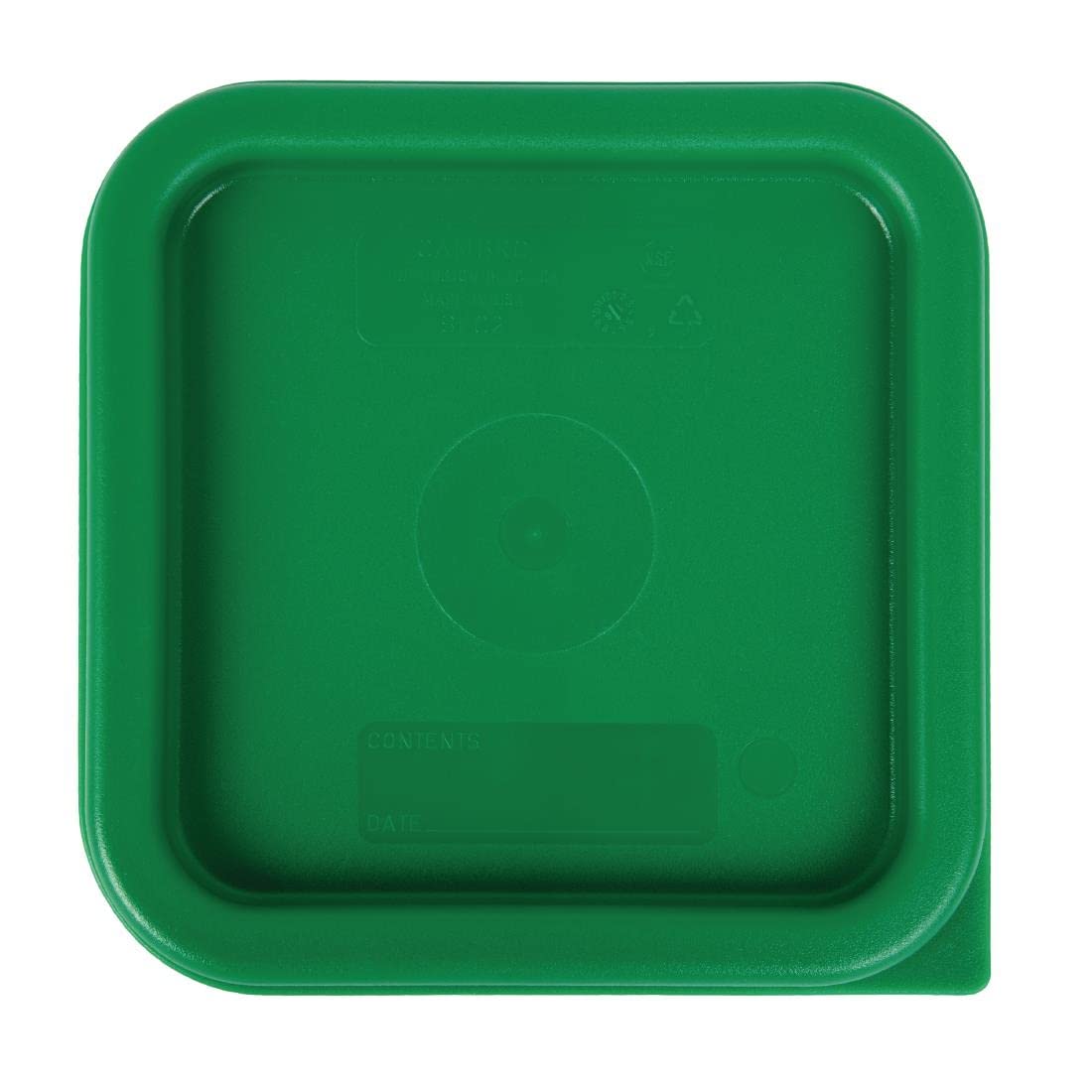 Cambro SFC2-452 Lid for Camsquares, 2 & 4 Quart, Green