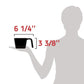 Carlisle 20 Oz. Black Polycarbonate Portion Cup