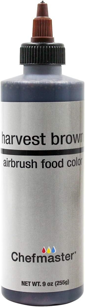 Chefmaster Airbrush Spray Food Color, 9-Ounce, Harvest Brown
