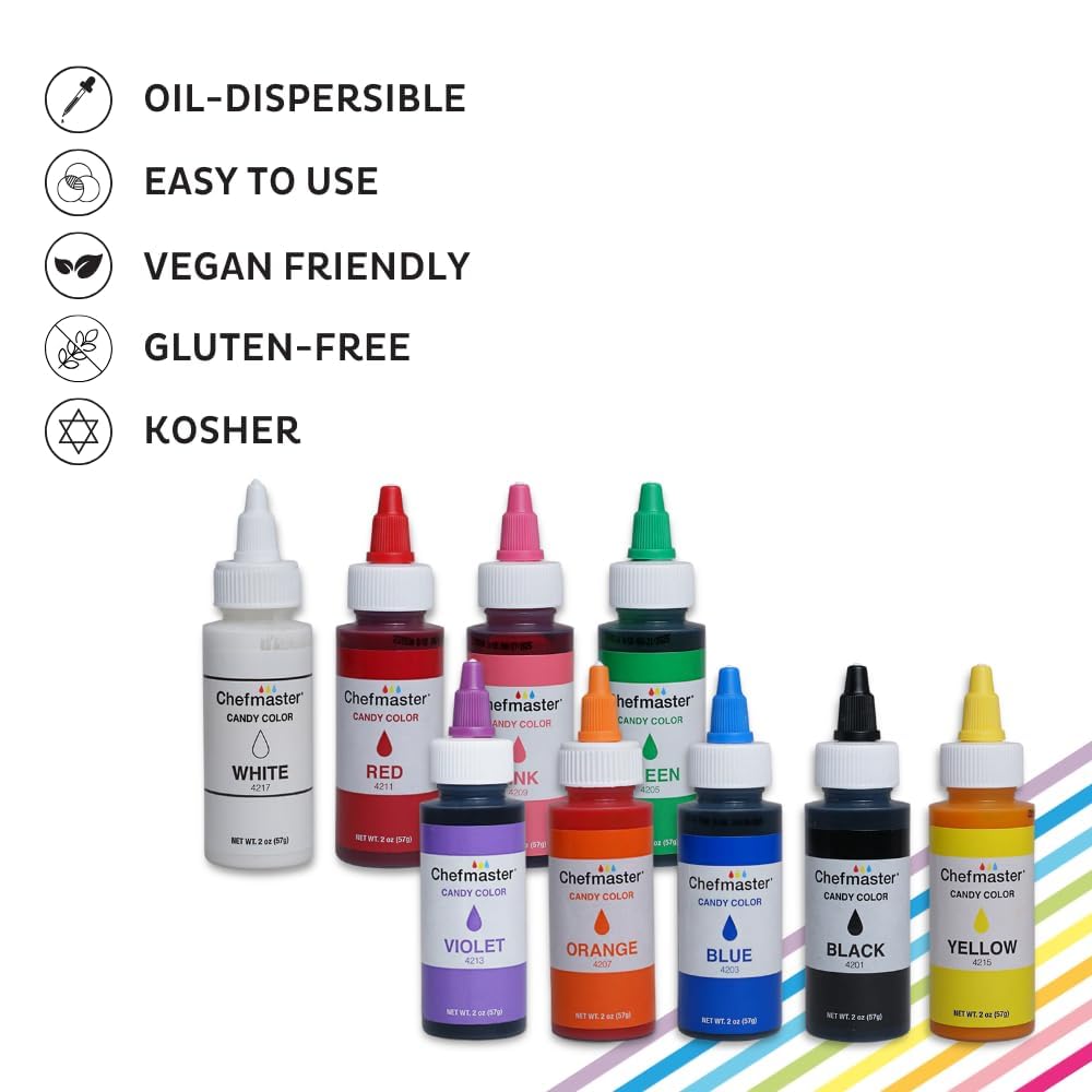 Chefmaster Liquid Candy Color, 2-Ounce, Blue