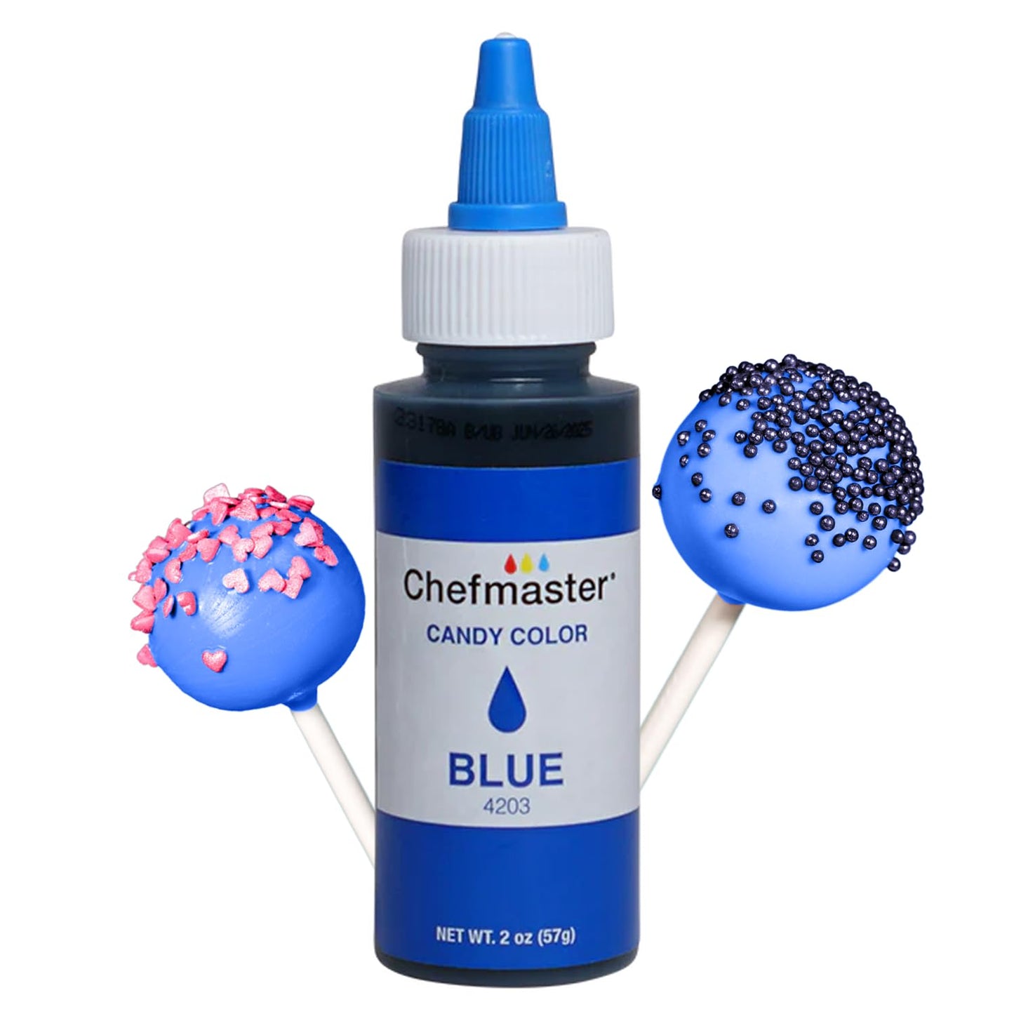 Chefmaster Liquid Candy Color, 2-Ounce, Blue