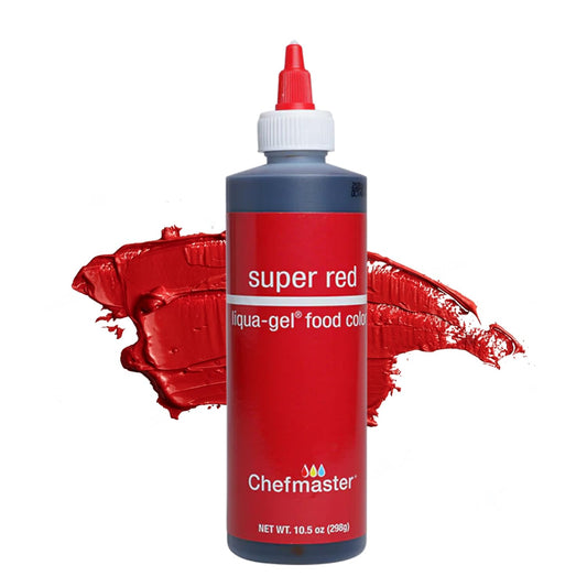 Chefmaster Liqua-Gel Food Color, 10.5-Ounce, Super Red