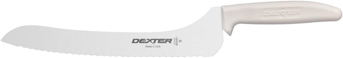 Dexter Russell 13583 Sani-Safe Scalloped Offset Sandwich Knife, 9" Blade