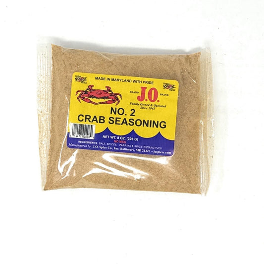 J.O. Spice NO.2 Crab Seasoning 8 oz Bag - Made in Maryland