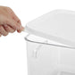 Rubbermaid Commercial Products Large Lid For 12/18/22 Qt. Plastic Space Saving Square Food Storage Container, White, Lid for Kitchen/Restaurant/Cafeteria for Wet/Dry Food Storage