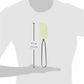 Linden Sweden Silicone Spatula with Stainless Steel Handle – Versatile and Heat-Resistant, Great for Home or Professional Use - BPA-Free - Dishwasher-Safe, 10-Inch