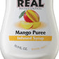 Mango Reàl, Mango Puree Infused Syrup, 16.9 FL OZ Squeezable Bottle (Pack of 1)