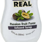 Passion Fruit Reàl, Passion Fruit Puree Infused Syrup, 16.9 FL OZ Squeezable Bottle (Pack of 1)