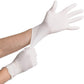 Noble Large Powdered Disposable Latex Gloves for Foodservice Large Size Pack of 100