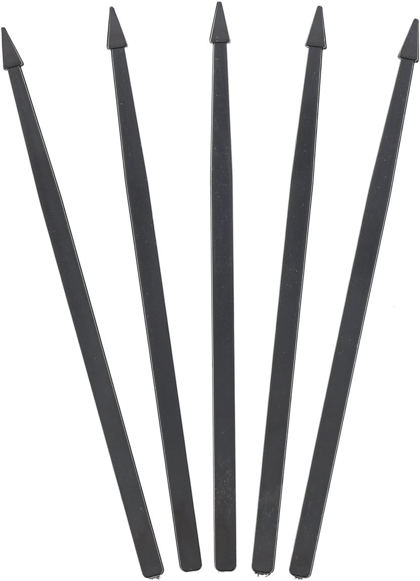 Premium Black Plastic Arrow Picks, Package of 1000