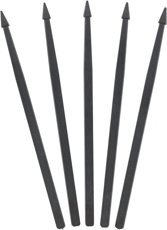 Premium Black Plastic Arrow Picks, Package of 1000