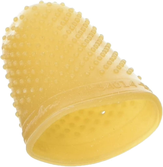 Swingline Parr Rubber Finger Tip - #14 with 0.87" Diameter - Thumb Size - Rubber - Amber extra large