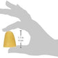 Swingline Parr Rubber Finger Tip - #14 with 0.87" Diameter - Thumb Size - Rubber - Amber extra large