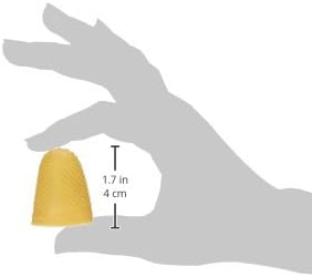 Swingline Parr Rubber Finger Tip - #14 with 0.87" Diameter - Thumb Size - Rubber - Amber extra large