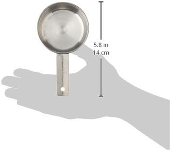 Tablecraft (724C) 1/2 Cup Stainless Steel Measuring Cup (2-Pack)