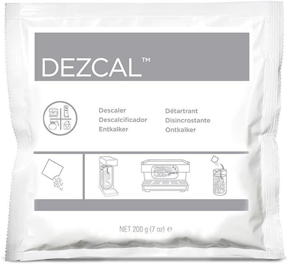 Urnex Dezcal Activated Scale Remover - 7 oz - For Use on Commercial Boilers and Heating Elements of Coffee and Espresso Equipment